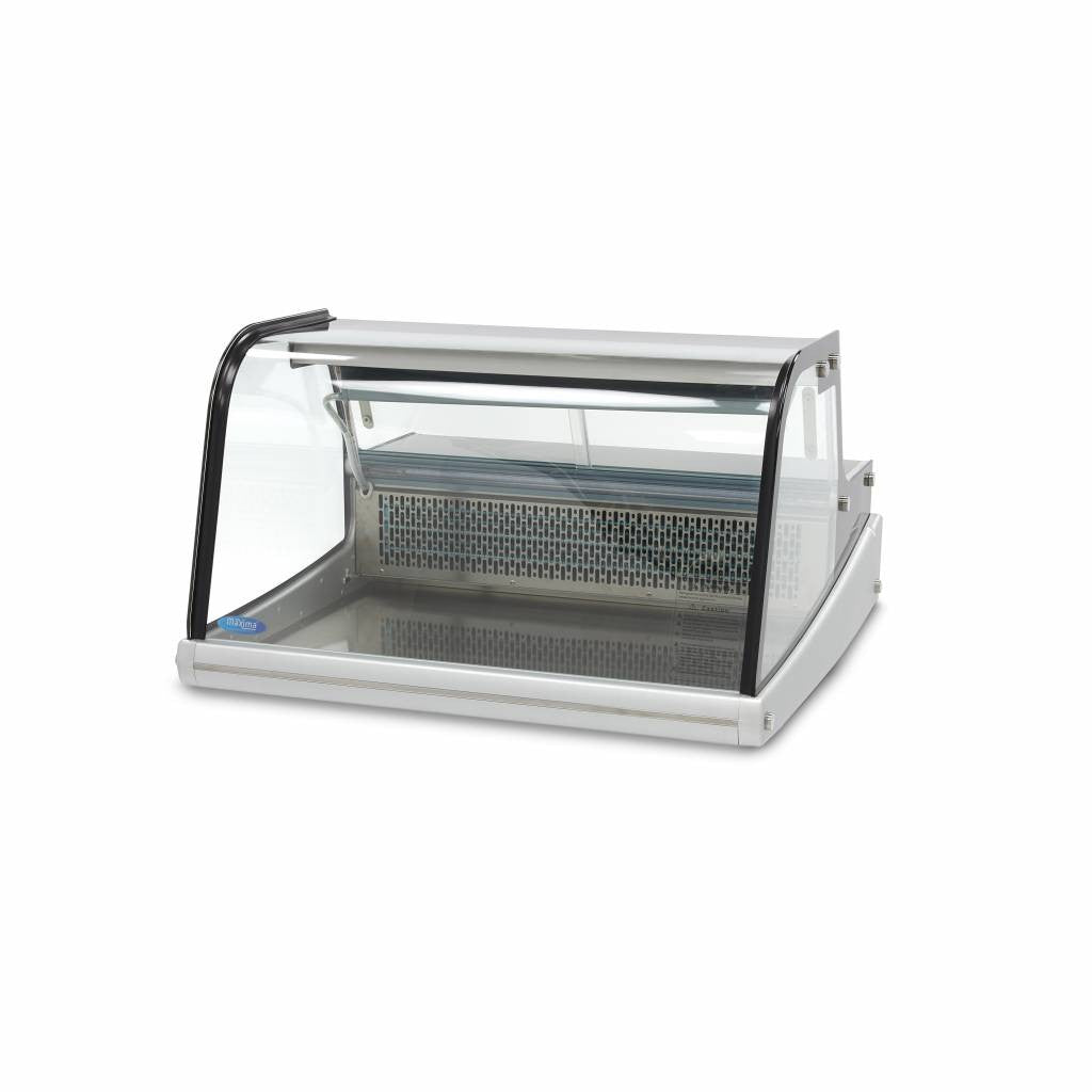 Réfrigérateur vitré - 175L - 92cm - avec support 200 W Maxima - vue 5 - Vitrine réfrigérée horizontale pro CHR - Cuistéo