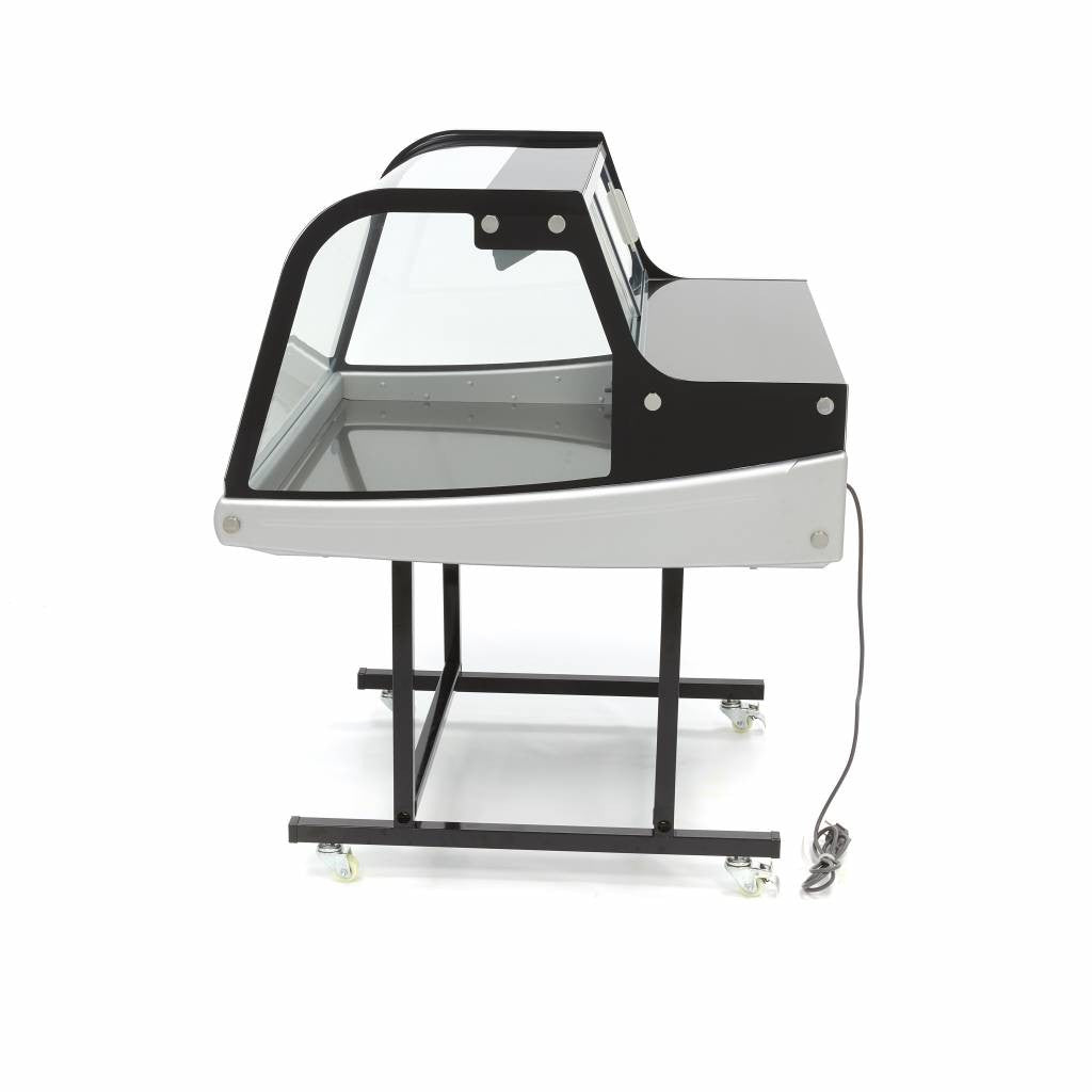 Réfrigérateur vitré - 175L - 92cm - avec support 200 W Maxima - vue 7 - Vitrine réfrigérée horizontale pro CHR - Cuistéo