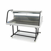 Réfrigérateur vitré - 255L - 125cm - avec support 200 W Maxima - Vitrine réfrigérée horizontale professionnel CHR - matériel cuisine pro - Cuistéo