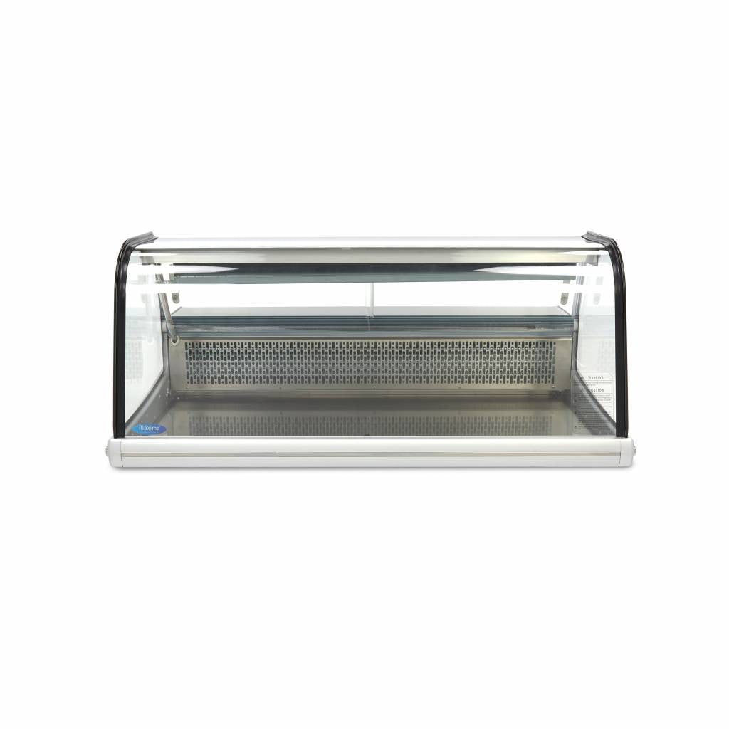 Réfrigérateur vitré - 255L - 125cm - avec support 200 W Maxima - vue 3 - Vitrine réfrigérée horizontale pro CHR - Cuistéo