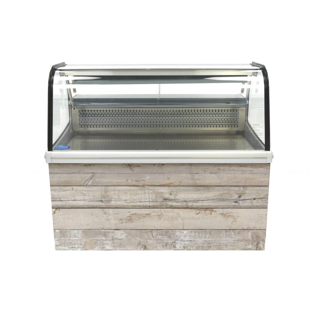 Réfrigérateur vitré - 255L - 125cm - avec support 200 W Maxima - vue 4 - Vitrine réfrigérée horizontale pro CHR - Cuistéo