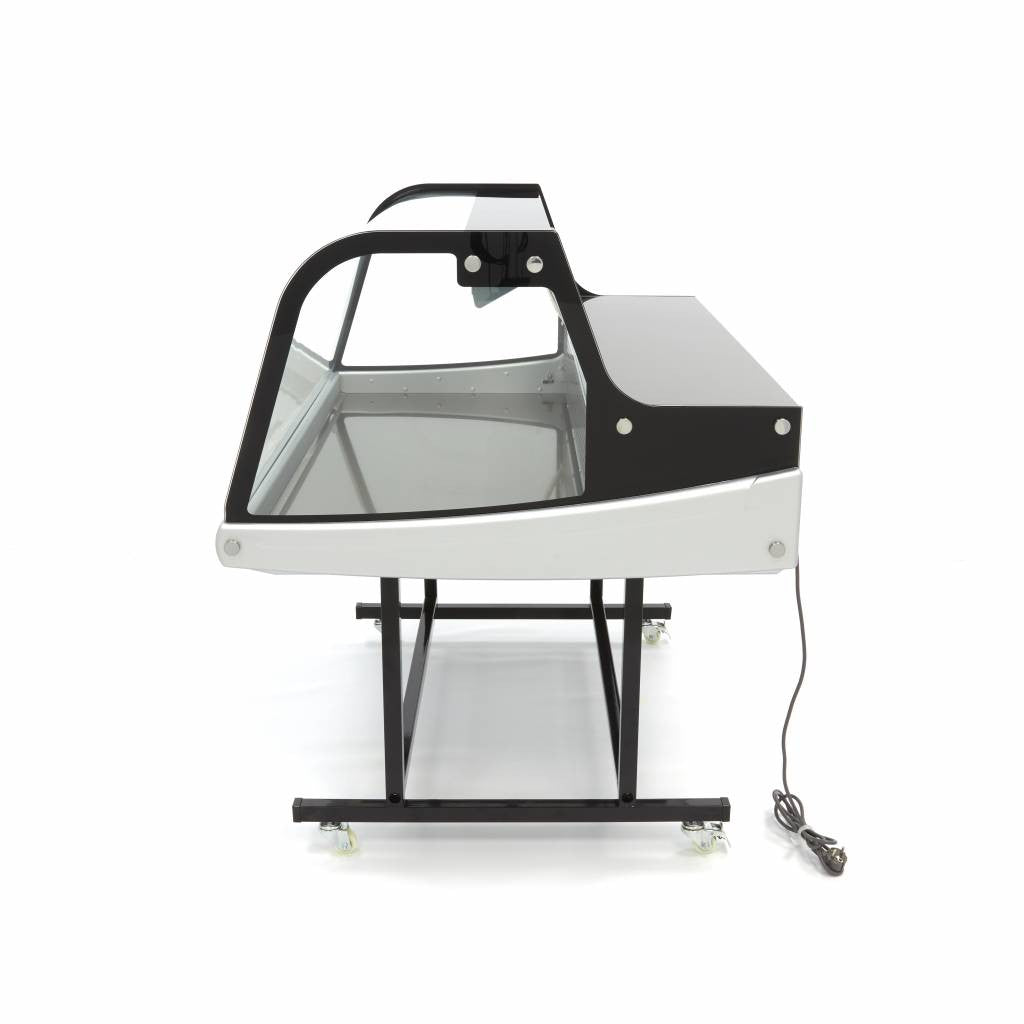 Réfrigérateur vitré - 255L - 125cm - avec support 200 W Maxima - vue 7 - Vitrine réfrigérée horizontale pro CHR - Cuistéo