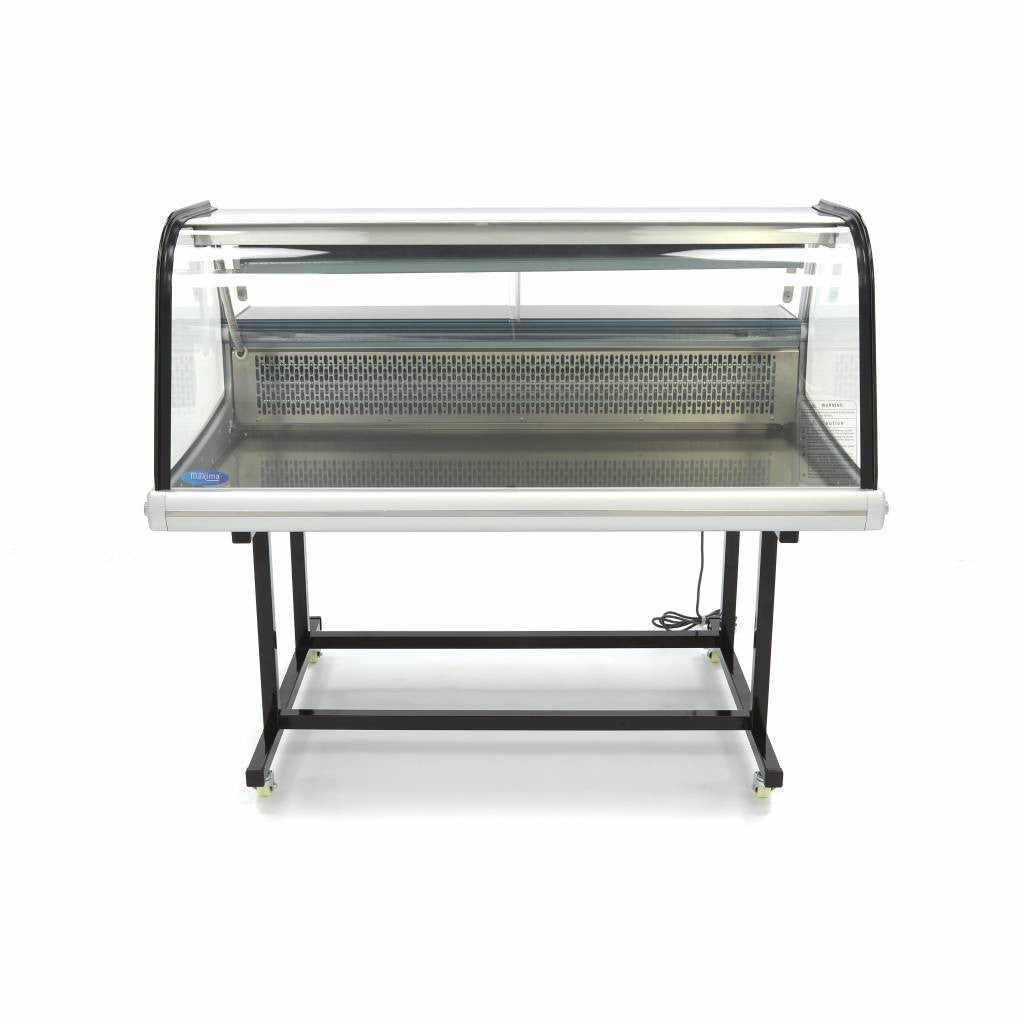 Réfrigérateur vitré - 255L - 125cm - avec support 200 W Maxima - vue 8 - Vitrine réfrigérée horizontale pro CHR - Cuistéo