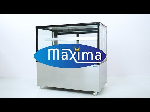 Réfrigérateur vitré - 400L - 122cm 480 W Maxima - vue 6 - Vitrine réfrigérée 4 faces pro CHR - Cuistéo