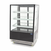 Réfrigérateur vitré - 400L - 90cm - sur roulettes 450 W Maxima - Vitrine réfrigérée 4 faces professionnel CHR - matériel cuisine pro - Cuistéo