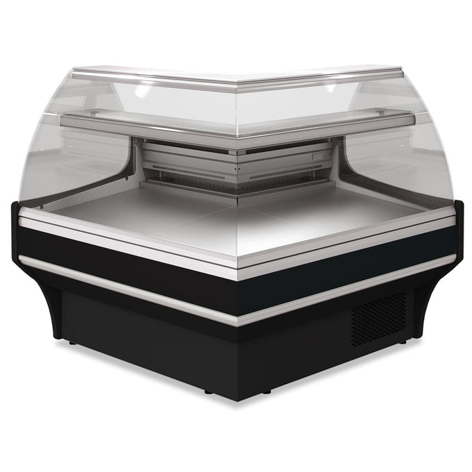 Angle ouvert 90° ventilé vitre basse ? noir - Diamond