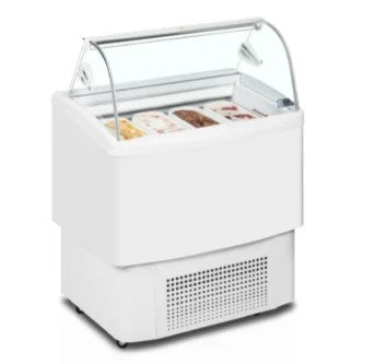 Vitrine à crème glacée fiji 4 824x630x1247 mm 218 L 0.555 kW Combisteel - Vitrine à Glace professionnel CHR - matériel cuisine pro - Cuistéo