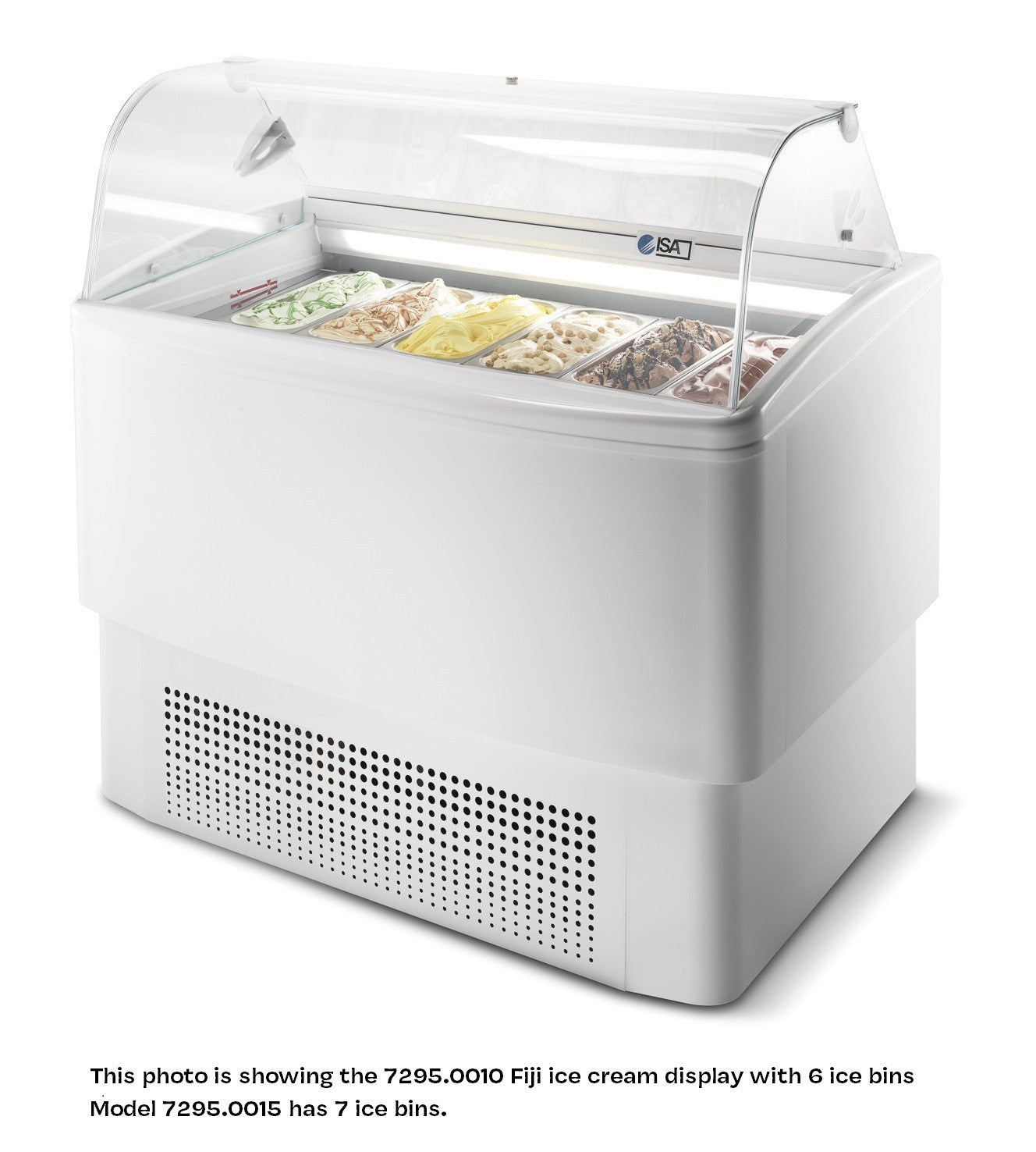 Vitrine à crème glacée fiji 7 1354x630x1247 mm 383 L 0.9 kW Combisteel - Vitrine à Glace professionnel CHR - matériel cuisine pro - Cuistéo