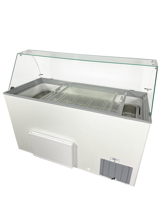 Vitrine à crème glacée 8 x 5 litres 0.2 kW Combisteel - vue 6 - Vitrine à Glace pro CHR - Cuistéo