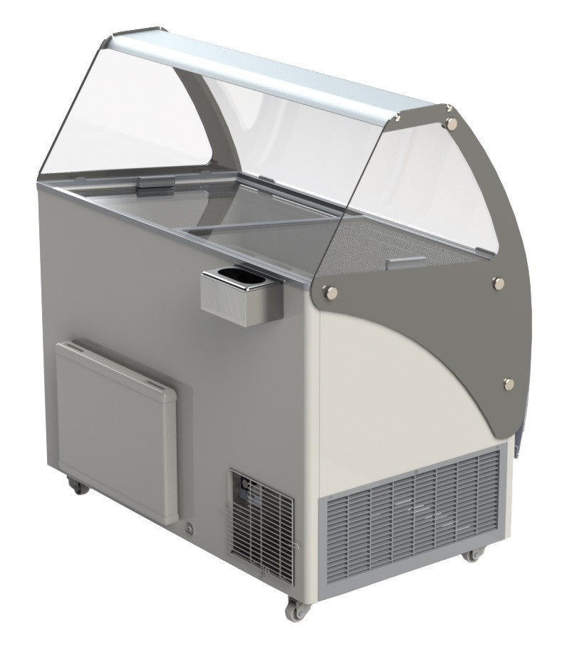 Vitrine à crème glacée malta 13 x 5 litres 0.63 kW Combisteel - vue 2 - Vitrine à Glace pro CHR - Cuistéo