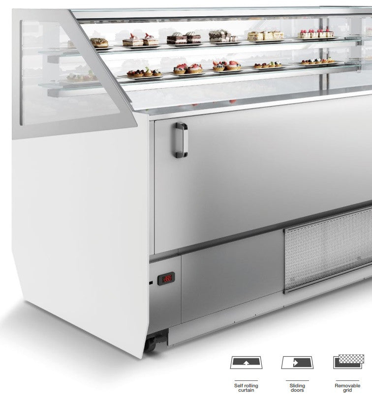Vitrine à crème glacée millenium 20 1826x1054x1356 mm 1080 L 1.89 kW Combisteel - vue 3 - Vitrine à Glace pro CHR - Cuistéo