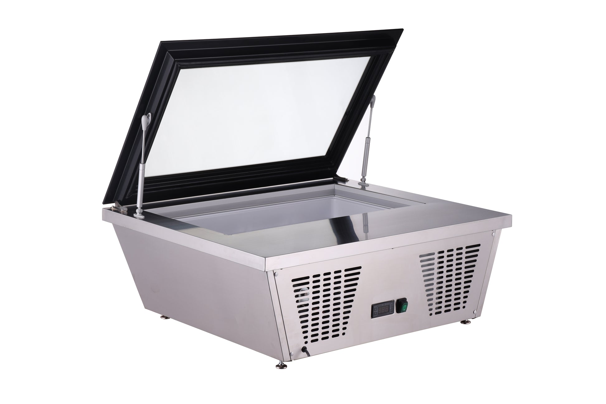 Congélateur à Glace - 77 L - Couvercle Vitré - 18/-25°C - R290 - 0.210 kW - TORINO Saro - Vitrine à Glace professionnel CHR - matériel cuisine pro - Cuistéo