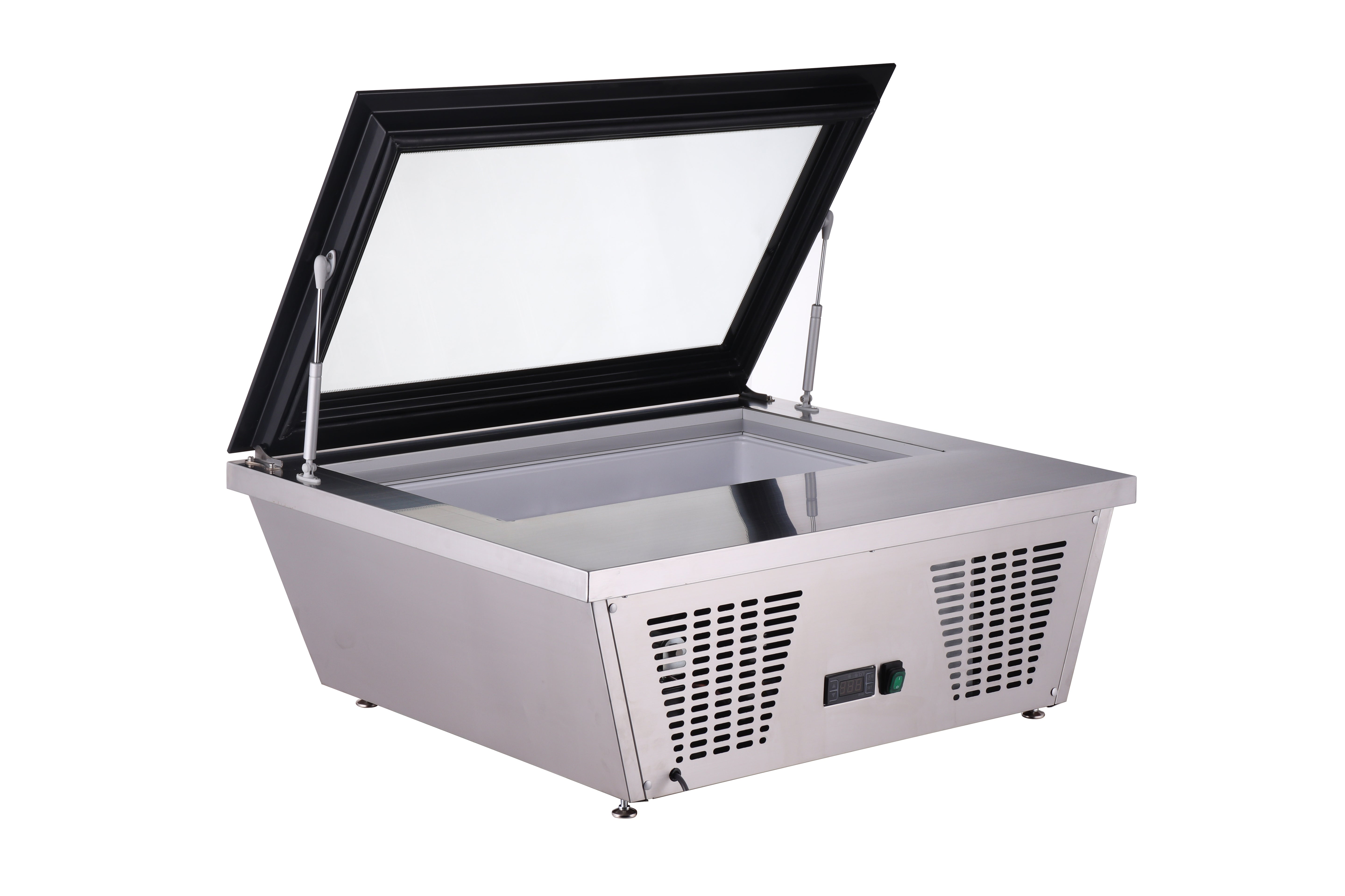 Congélateur à Glace - 77 L - Couvercle Vitré - 18/-25°C - R290 - 0.210 kW - TORINO Saro - Vitrine à Glace professionnel CHR - matériel cuisine pro - Cuistéo