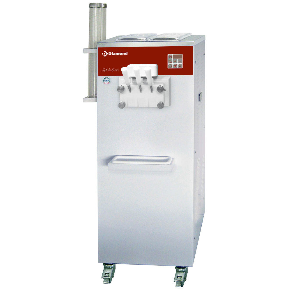 Machine à glace italienne 2 parfums panachés - Diamond