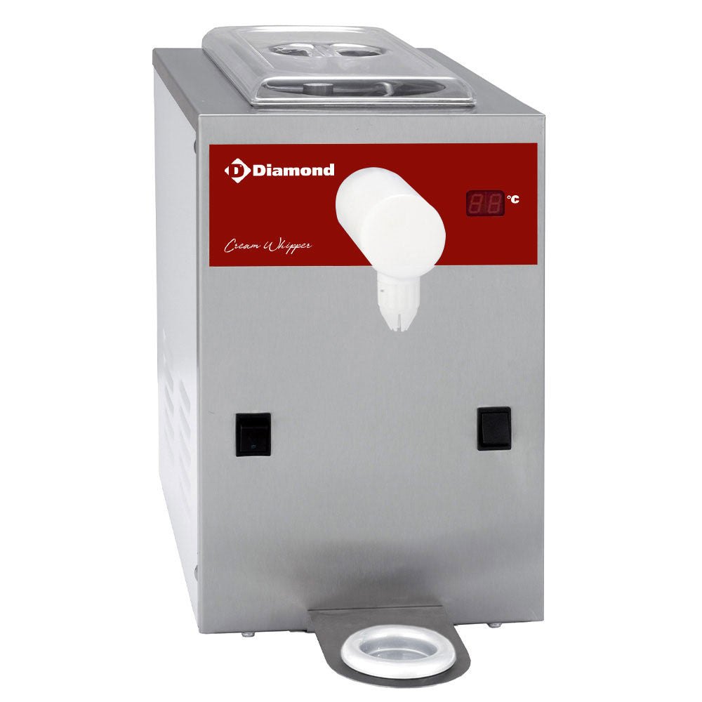 Machine réfrigérée à chantilly inox 2 litres - Diamond