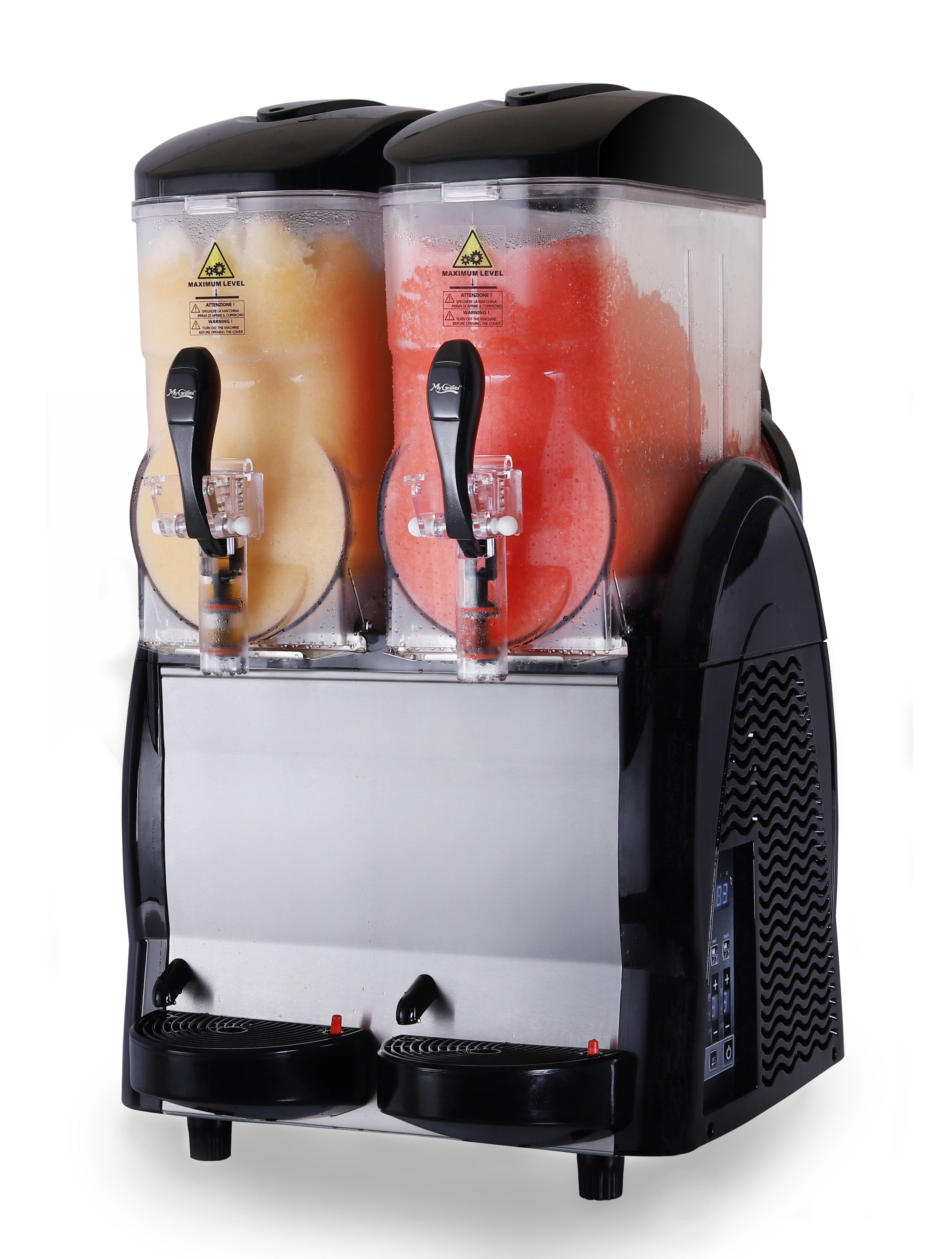 Machine Glace Pilée - 2x12 L - 8000 Pièces/h - R290 - 1.15 kW - Restauration Saro - Machine à Granité professionnel CHR - matériel cuisine pro - Cuistéo