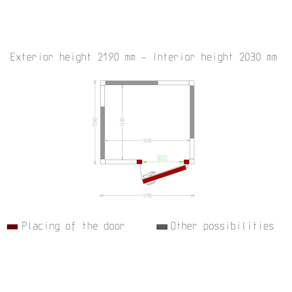 Chambre froide / 4.73 m³ - Diamond