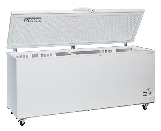 Congélateur coffre 700 litres CF 708 - Cool Head 2055x713x903 mm 260 W Coolhead - Congélateur coffre professionnel CHR - matériel cuisine pro - Cuistéo