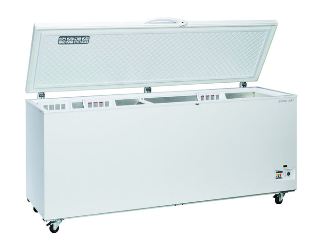 Congélateur coffre 700 litres CF 708 - Cool Head 2055x713x903 mm 260 W Coolhead - vue 2 - Congélateur coffre pro CHR - Cuistéo