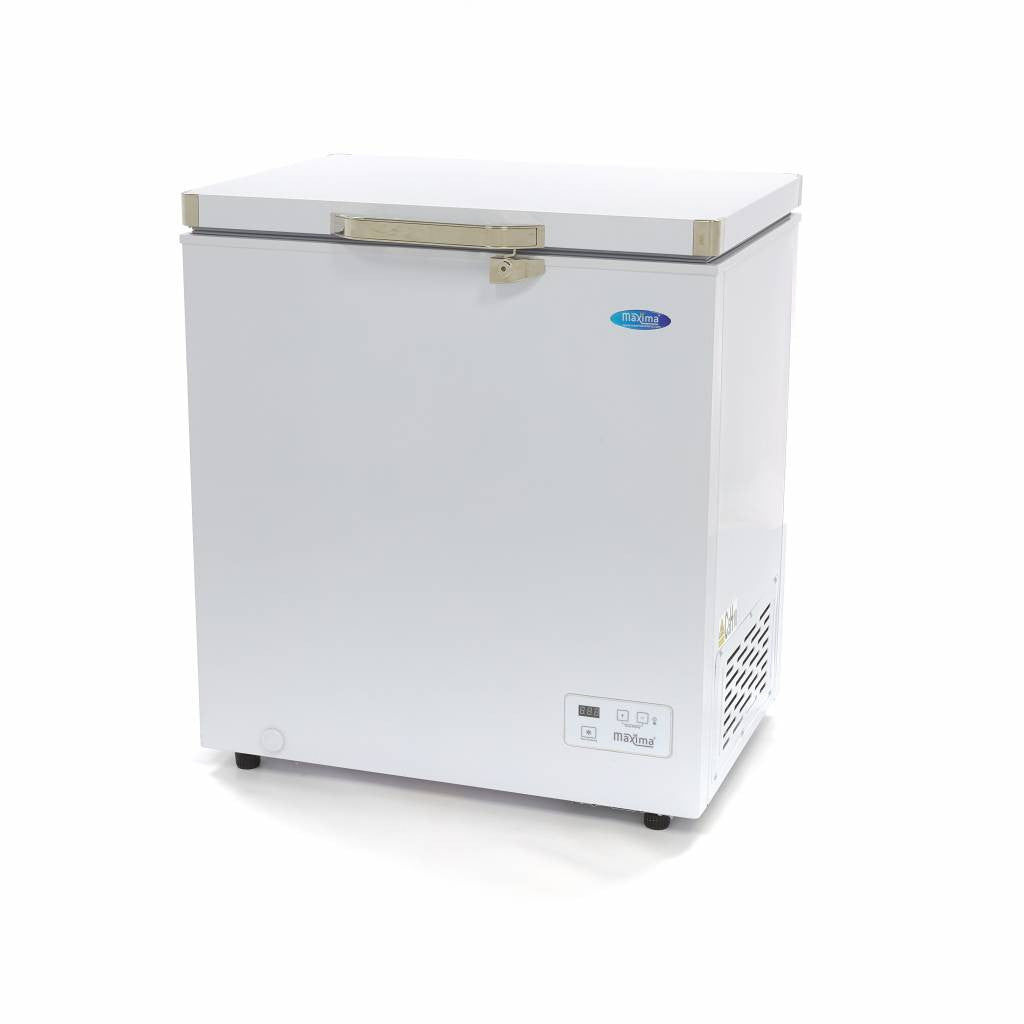 Congélateur coffre 140L - 2 roulettes - Compact 43 W Maxima - Congélateur coffre professionnel CHR - matériel cuisine pro - Cuistéo