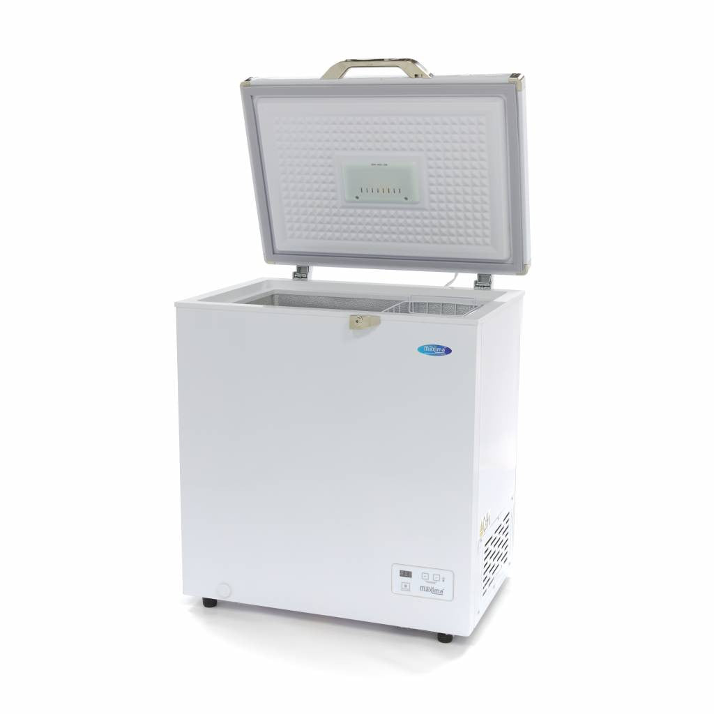 Congélateur coffre 140L - 2 roulettes - Compact 43 W Maxima - vue 3 - Congélateur coffre pro CHR - Cuistéo