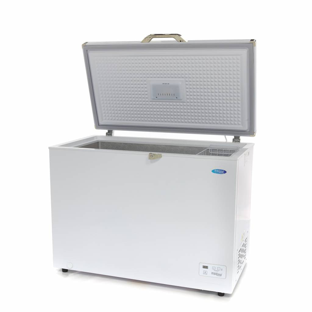 Congélateur coffre - 282 litres - Couvercle verrouillable - LED intérieur 66 W Maxima - vue 3 - Congélateur coffre pro CHR - Cuistéo