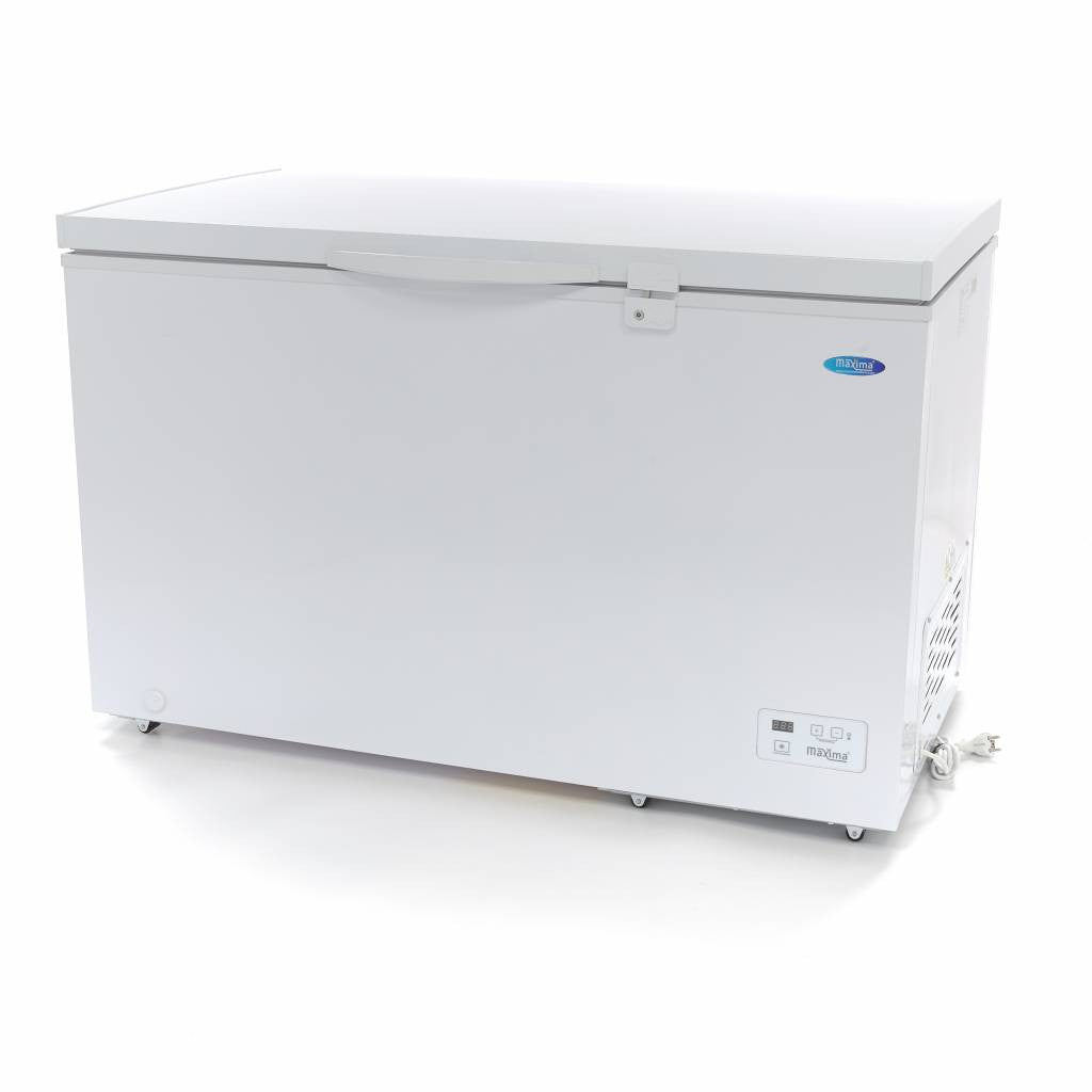 Congélateur coffre 345L - sur roulettes - avec panier suspendu 73 W Maxima - Congélateur coffre professionnel CHR - matériel cuisine pro - Cuistéo