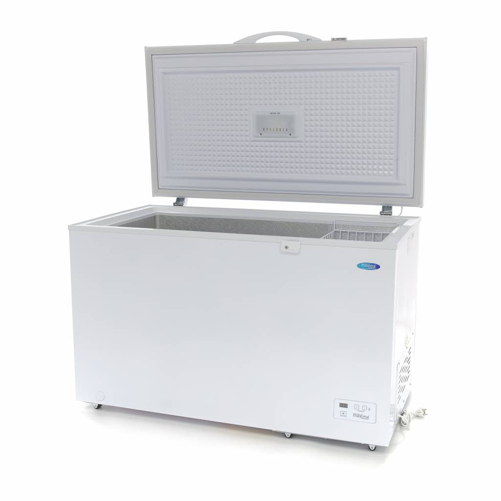 Congélateur coffre 345L - sur roulettes - avec panier suspendu 73 W Maxima - vue 3 - Congélateur coffre pro CHR - Cuistéo