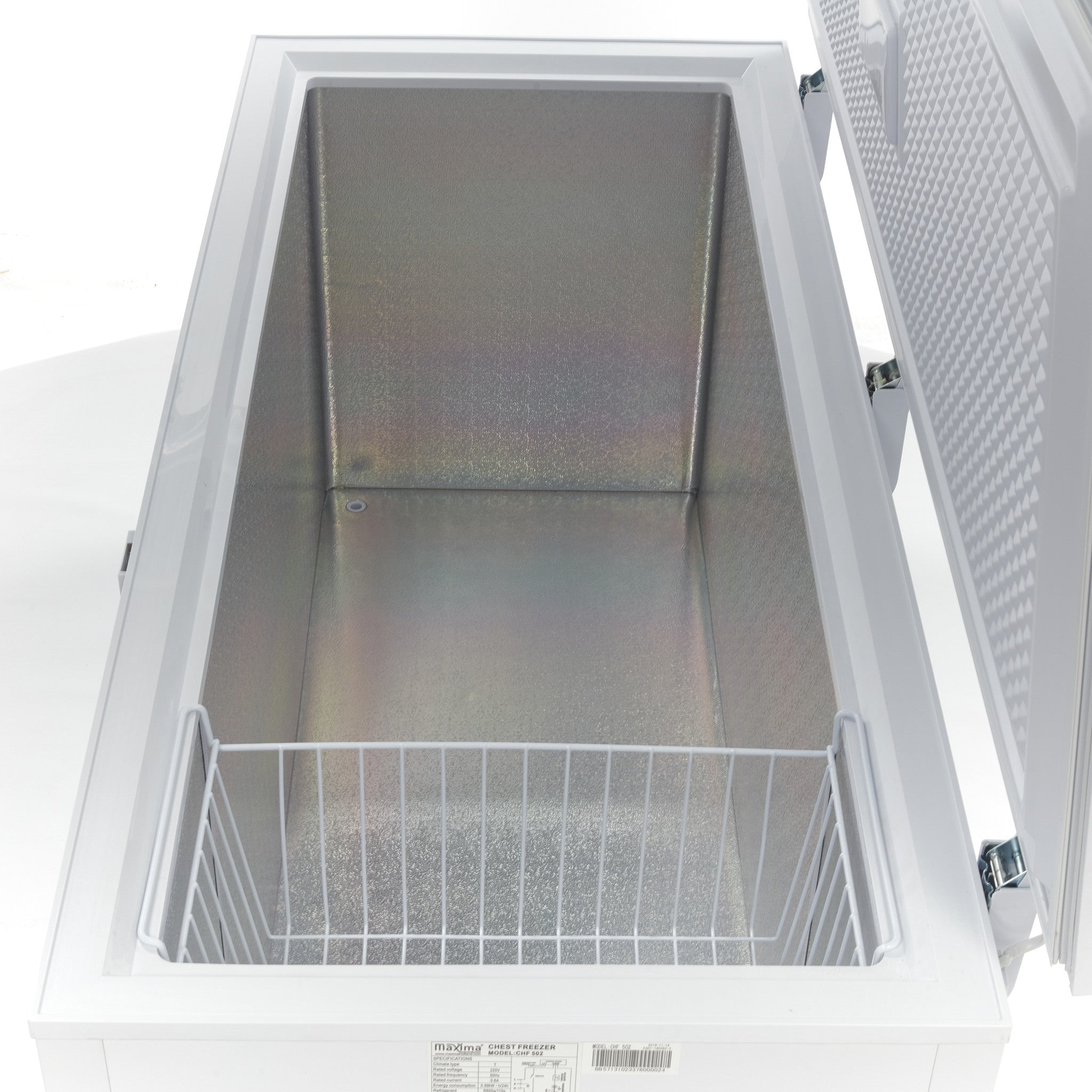 Congélateur coffre 488L - sur roulettes - avec panier suspendu 92 W Maxima - vue 2 - Congélateur coffre pro CHR - Cuistéo
