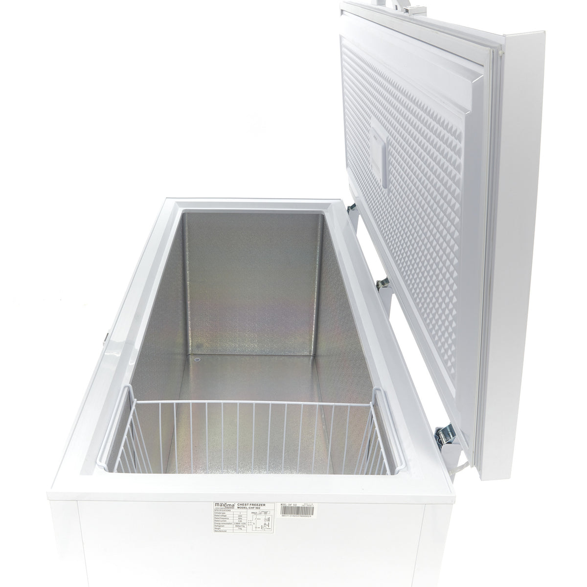 Congélateur coffre 488L - sur roulettes - avec panier suspendu 92 W Maxima - vue 3 - Congélateur coffre pro CHR - Cuistéo