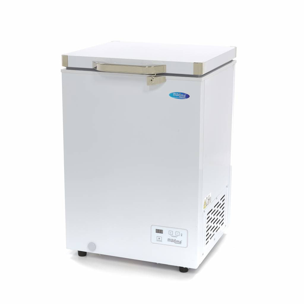 Congélateur coffre 93L - 2 roulettes - Compact 43 W Maxima - Congélateur coffre professionnel CHR - matériel cuisine pro - Cuistéo