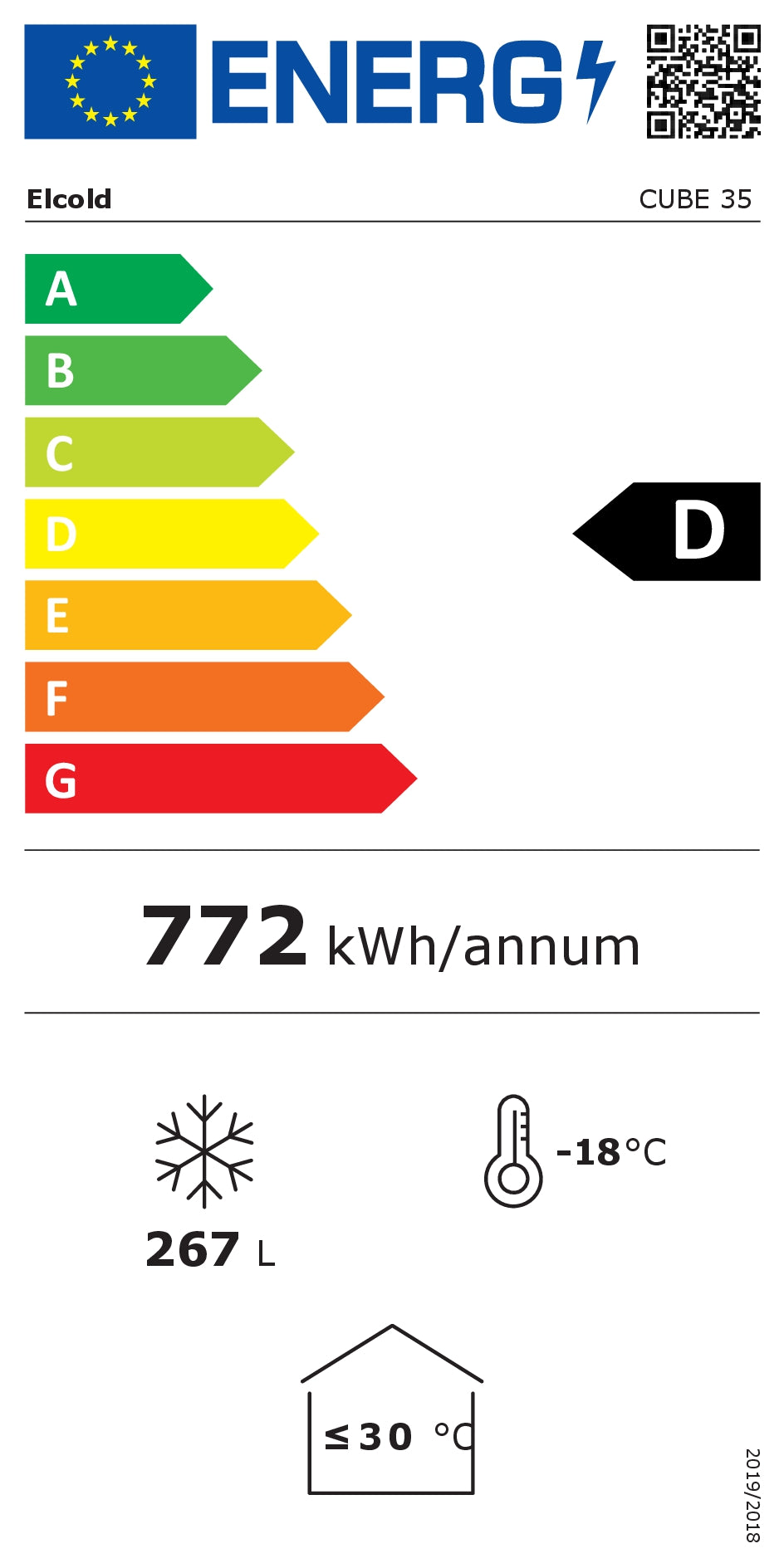 Congélateur Coffre - 267 L - Couvercle Coulissant - 16/-23°C - R600a - 0.153 kW - CUBE 35-2BD100A Saro - vue 2 - Congélateur coffre pro CHR - Cuistéo