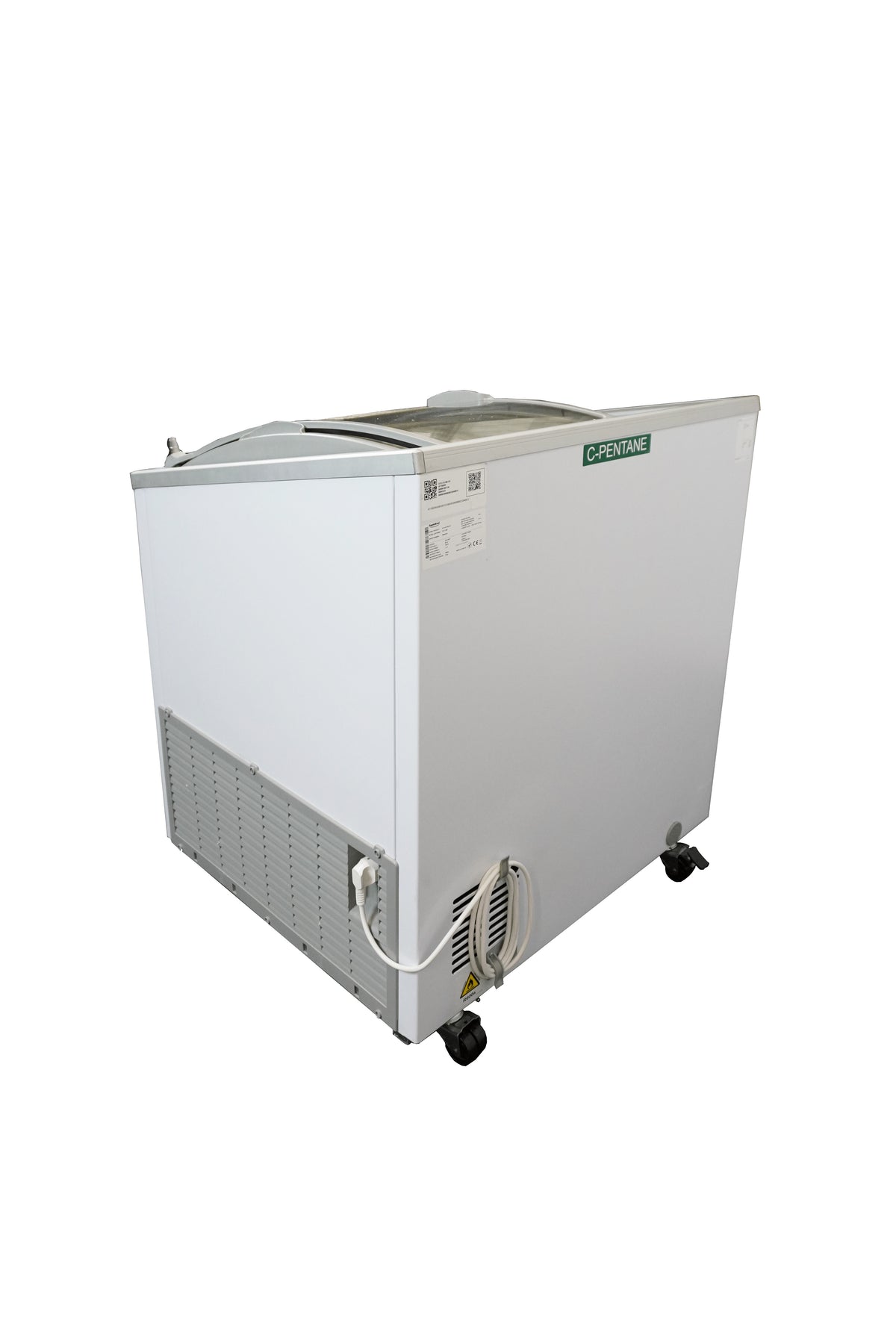 Congélateur bahut couvercle en verre 198 l 767x659x879 mm 0.1 kW Combisteel - vue 4 - Réfrigérateur congélateur de supermarché pro CHR - Cuistéo