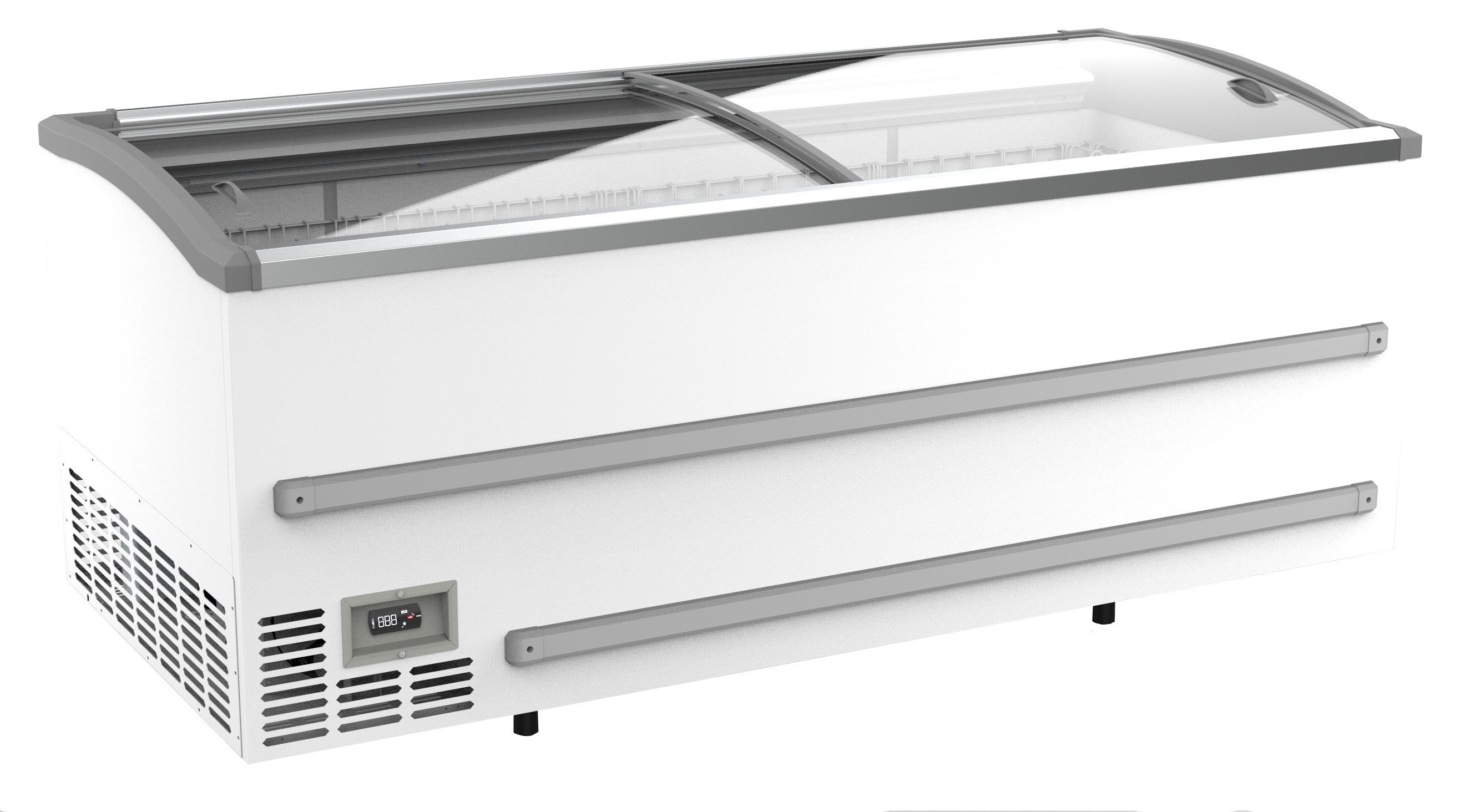 Congélateur bahut pour supermarché blanc 2124x952x894 mm 1005 L 0.38 kW Combisteel - Réfrigérateur congélateur de supermarché professionnel CHR - matériel cuisine pro - Cuistéo