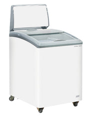 Congélateur Coffre de 150 litres couvercle verre coulissant - Cool Head 584x735x1145 mm 113 W Coolhead - Congélateur Vitré professionnel CHR - matériel cuisine pro - Cuistéo