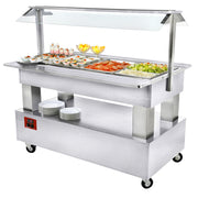 Buffet - salad bar réfrigéré / 4x GN 1/1-150 - Diamond