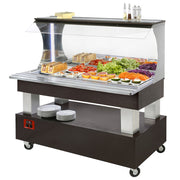 Buffet - salade bar Armoire réfrigérée libre service 4x GN1/1-150 - Diamond