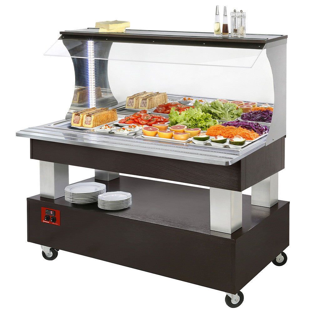 Buffet - salade bar Armoire réfrigérée libre service 4x GN1/1-150 - Diamond