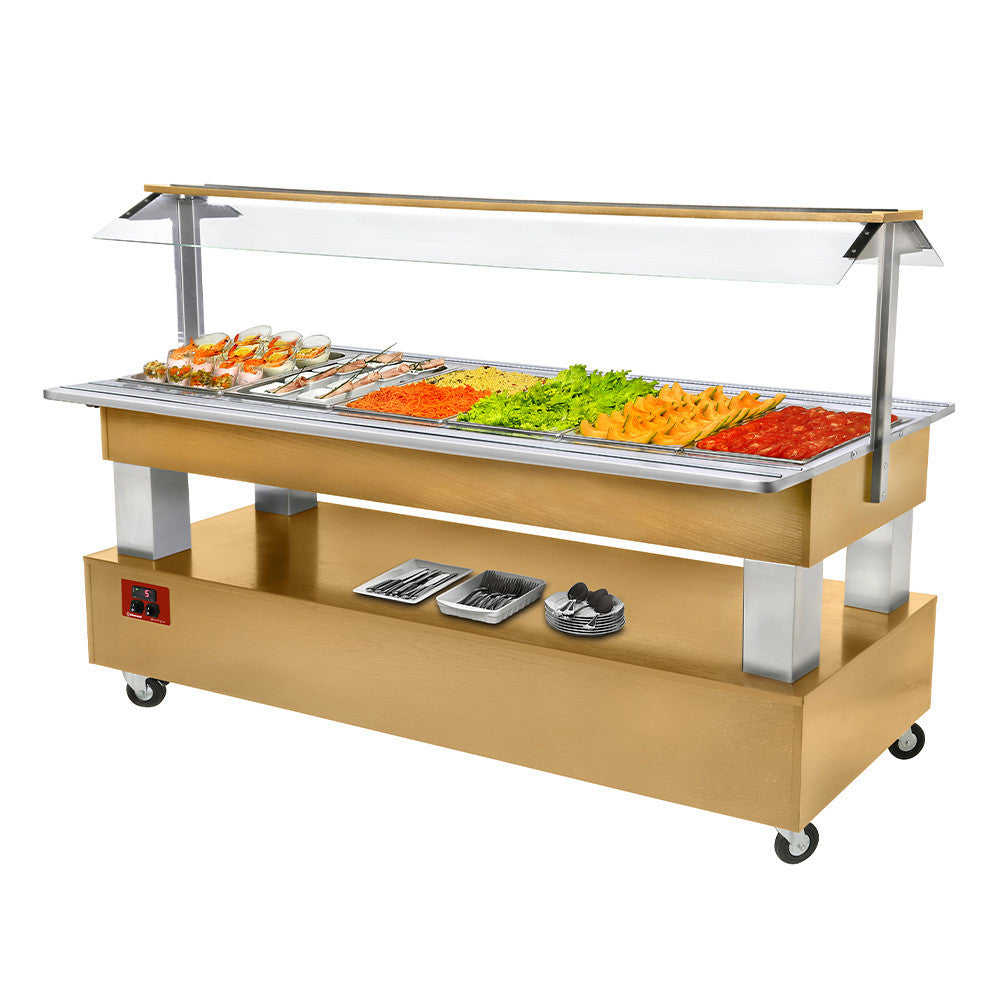 Buffet - salade- bar réfrigéré - 6x GN 1/1-150 - Diamond