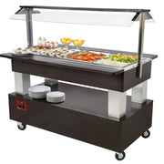 Buffet - salade bar réfrigéré 4x GN 1/1-150 - Diamond