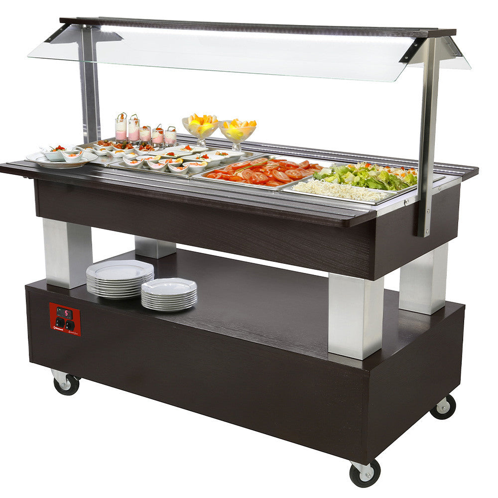 Buffet - salade bar réfrigéré 4x GN 1/1-150 - Diamond