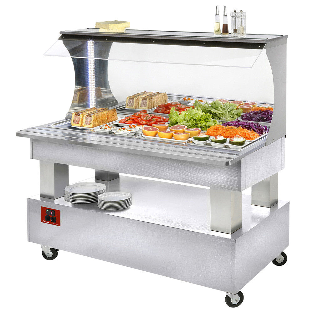 Buffet - salade bar Armoire réfrigérée libre service 4xGN1/1-150 - Diamond