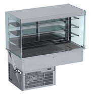 Drop-in vitrine cubique réfrigérée mural 1115x720x1430 mm 0.99 kW Combisteel - Vitrine Réfrigérée Drop-In professionnel CHR - matériel cuisine pro - Cuistéo