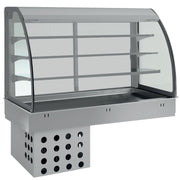 Elément vitrine 3 niv. ouvert ventilé 2x GN1/1 - Diamond