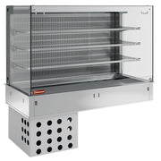 Mural avec cuve et vitrine ventilées - 5x GN 1/1 - Diamond