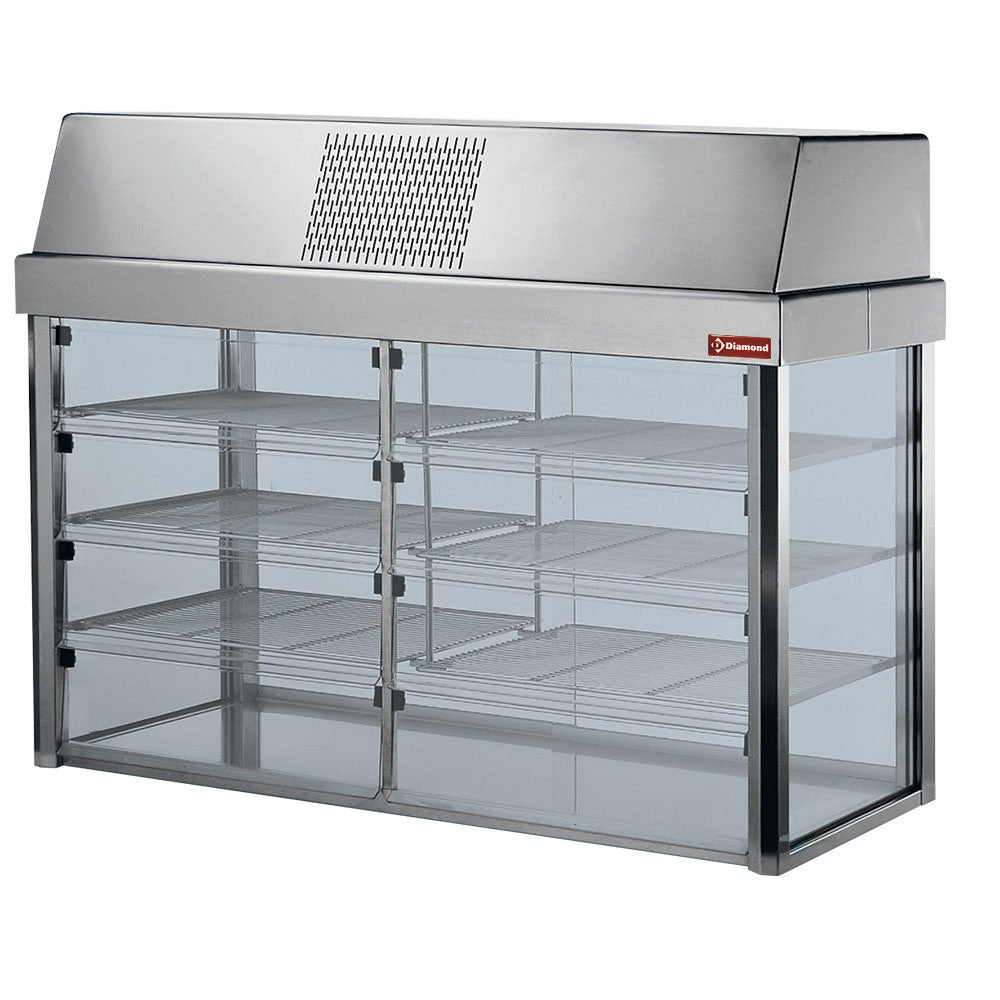 Vitrine réfrigérée avec fond à poser 4x GN 1/1 - Diamond