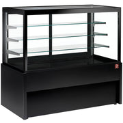 Comptoir vitrine panoramique ventilé 4 niveaux - Diamond