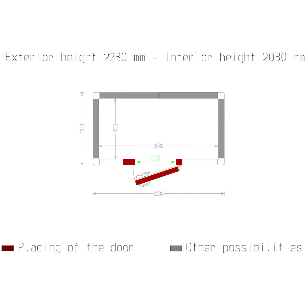Chambre froide 4.24 m³ - Diamond