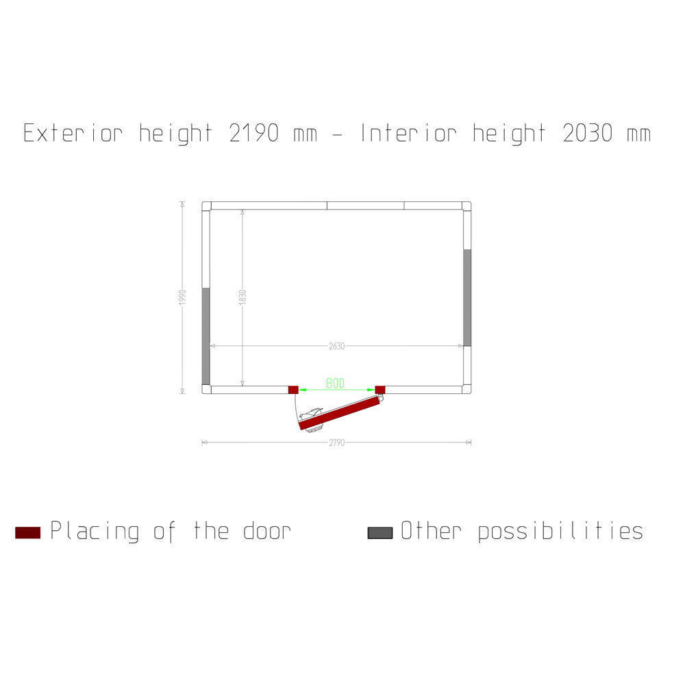 Chambre froide / 9.77 m³ - Diamond