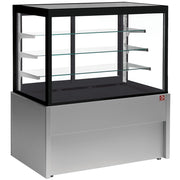Comptoir vitrine pano. neutre 4 niveaux gris - Diamond
